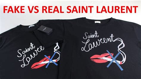 how to spot fake ysl clothes|ysl real vs false.